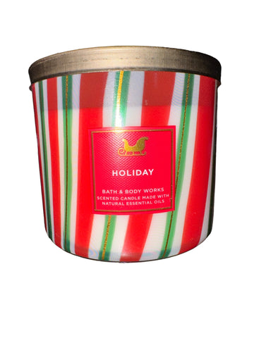 Bath & Body Works Holiday 3 Wick Candle