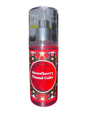 Bath & Body Works Strawberry Pound Cake Travel Mist