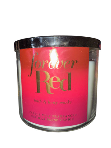 Bath & Body Works Forever Red 3 Wick Candle