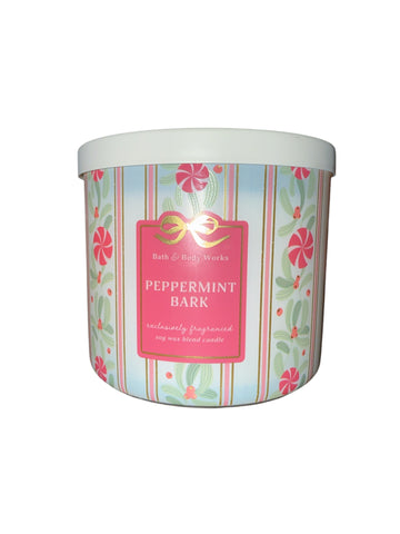 Bath & Body Works Peppermint Bark 3 Wick Candle