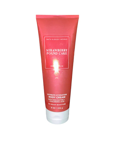Bath & Body Works Strawberry Pound Cake Body Cream
