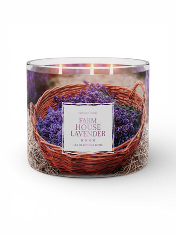 Goose Creek Farmhouse Lavender 3 Wick