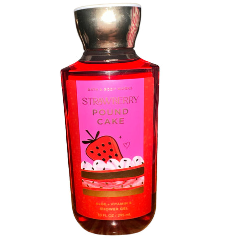 Bath & Body Works Strawberry Pound Cake Shower Gel